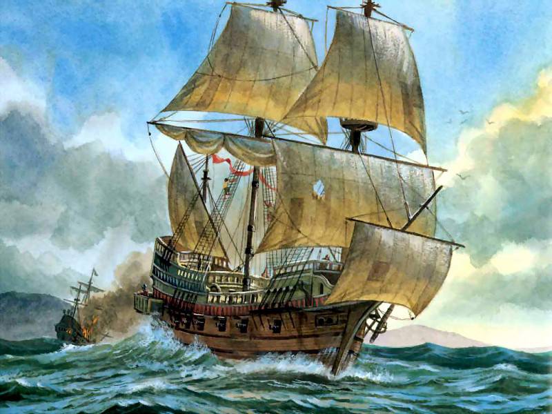 great ships the golden hind. Patrick Obrien