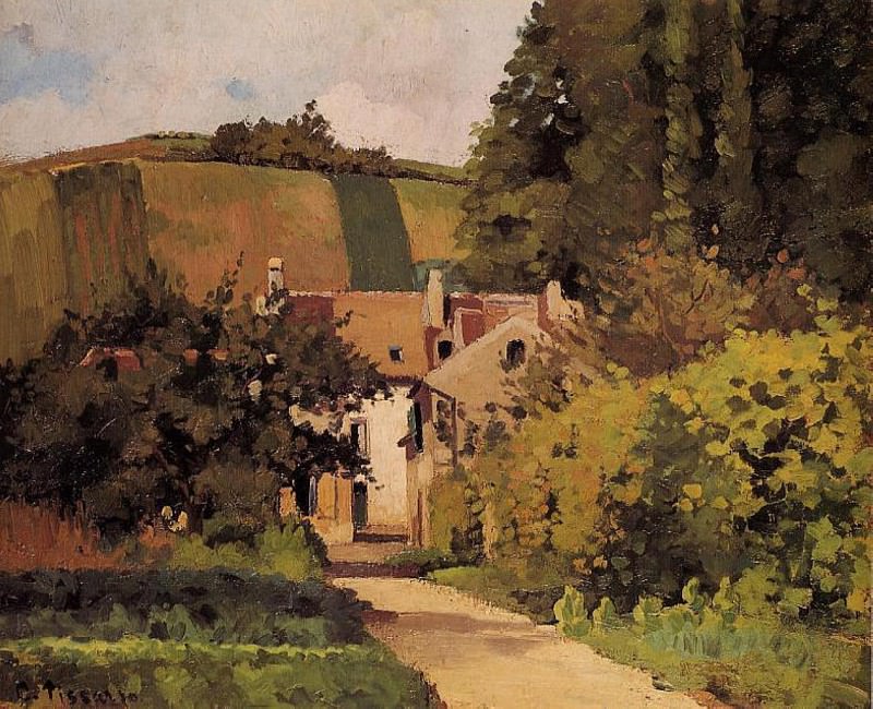 Village Church. (1868). Camille Pissarro