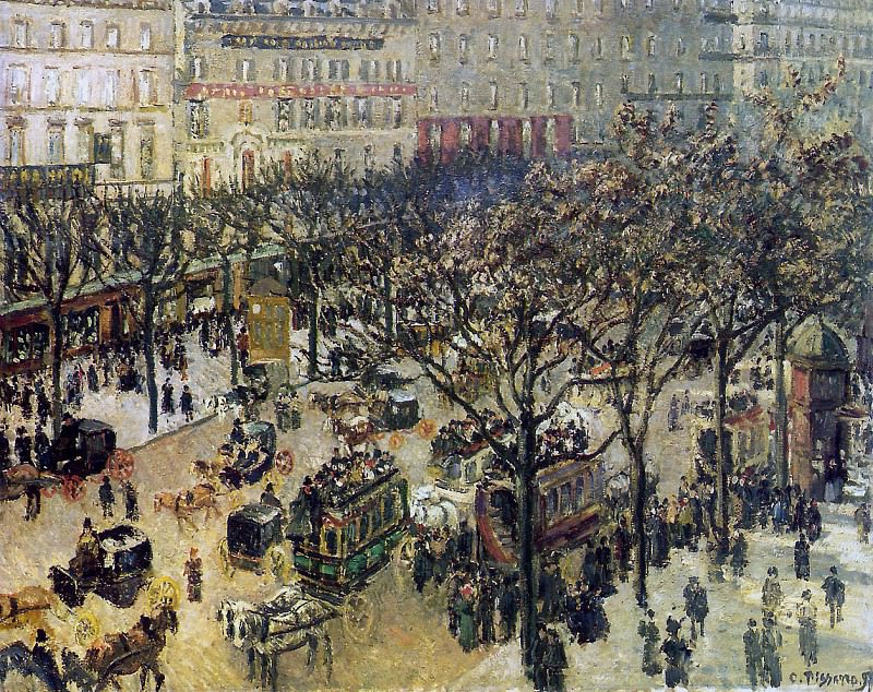 Boulevard des Italiens. Camille Pissarro
