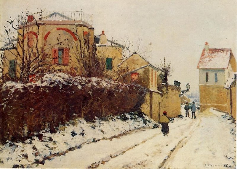 Rue de la Citadelle, Pontoise. (1873). Camille Pissarro