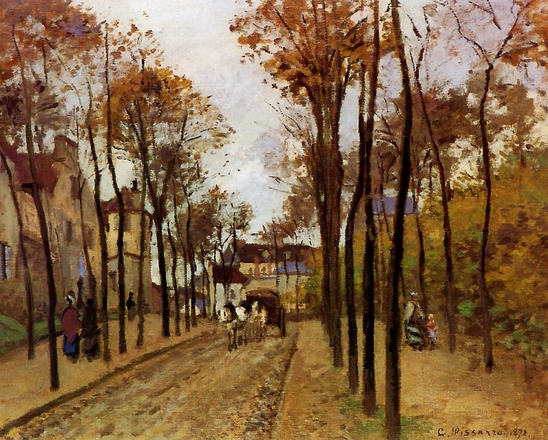 Boulevard des Fosses Pontoise. Camille Pissarro