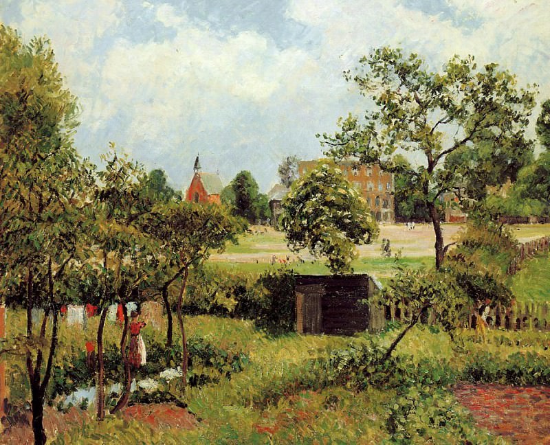 View Across Stamford Brook Common. (1897). Camille Pissarro