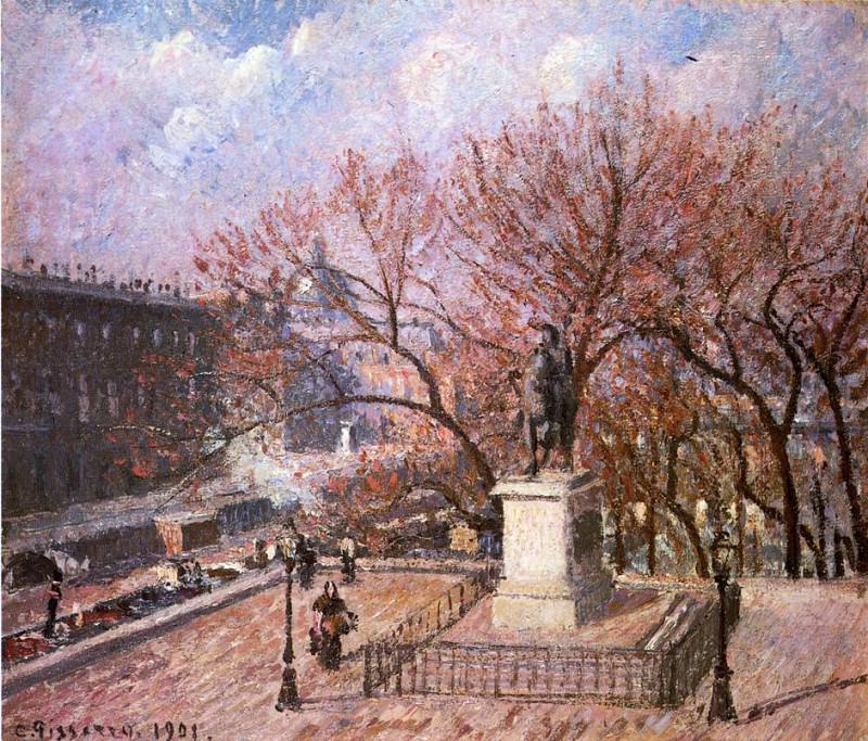 The Pont-Neuf and the Statue of Henri IV. (1901). Camille Pissarro