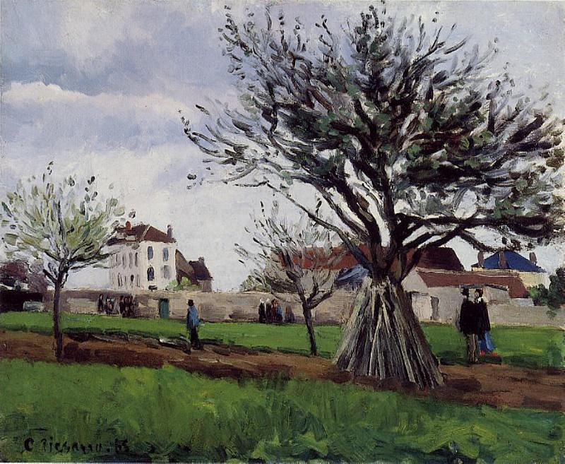 Яблони в Понтуазе (1868). Камиль Писсарро