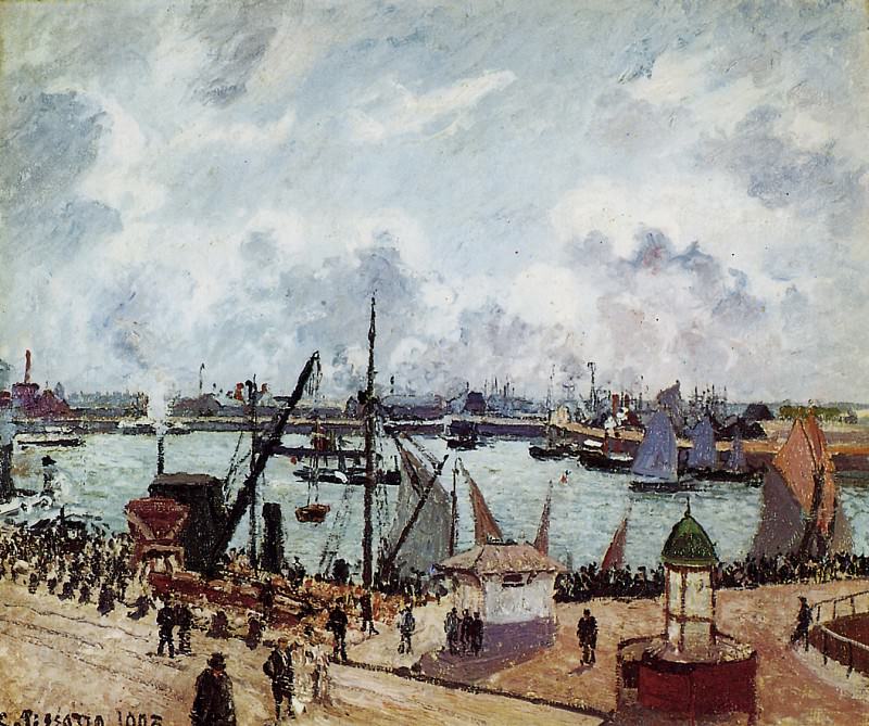 Outer harbour of Le Havre. Camille Pissarro
