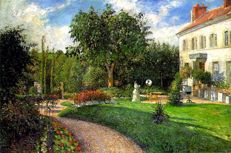 Garden of Les Mathurins. 1876. Camille Pissarro