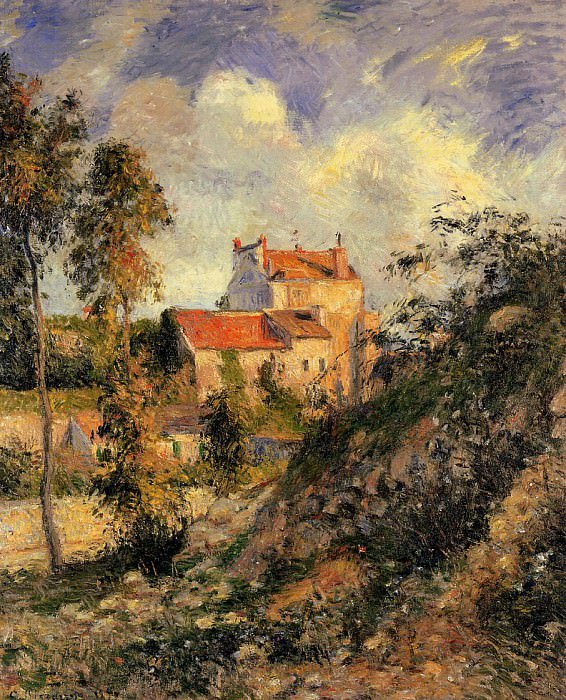 Les mathurins, Pontoise. (1877). Camille Pissarro