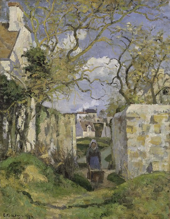 Landscape from Pontoise. Camille Pissarro