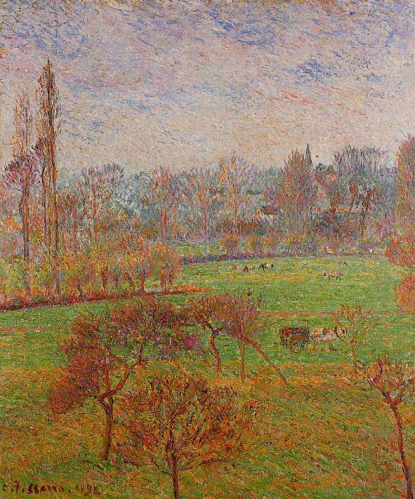 Morning, Autumn. (Efagny,1892). Camille Pissarro