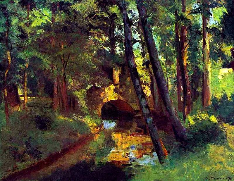 Landscape near Pontoise. Camille Pissarro
