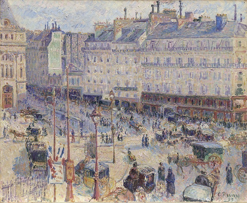 The Place du Havre, Paris. Camille Pissarro