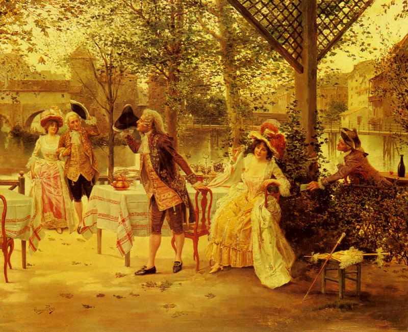 A Cafe By The River. Mariano Alonso Perez