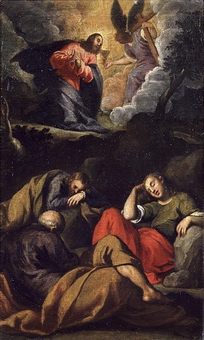 Prayer of Christ in the garden of Gethsemane [school of], Palma il Giovane (Jacopo Negretti)
