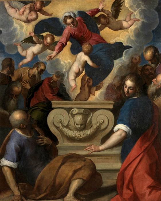 The Assumption of the Virgin , Palma il Giovane (Jacopo Negretti)