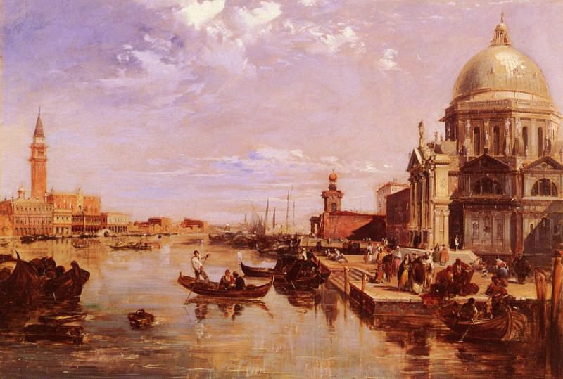 A View Of The San Giorgio Church And The Grand Canal. Edward Pritchett