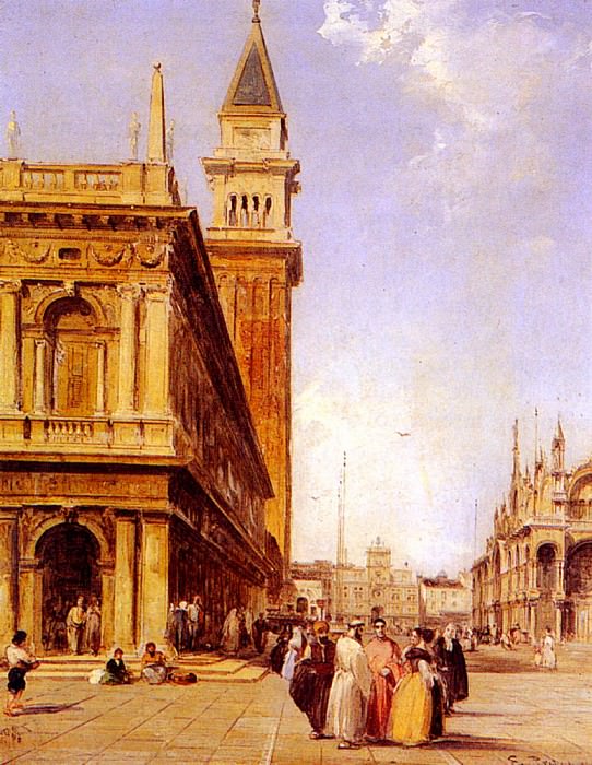 St Marks Square Venice. Edward Pritchett