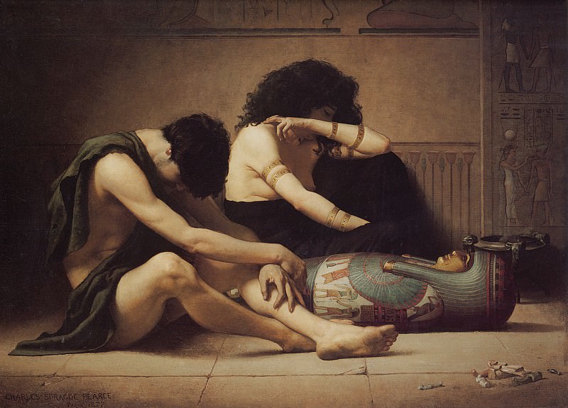 The Death of the First Born. Charles Sprague Pearce