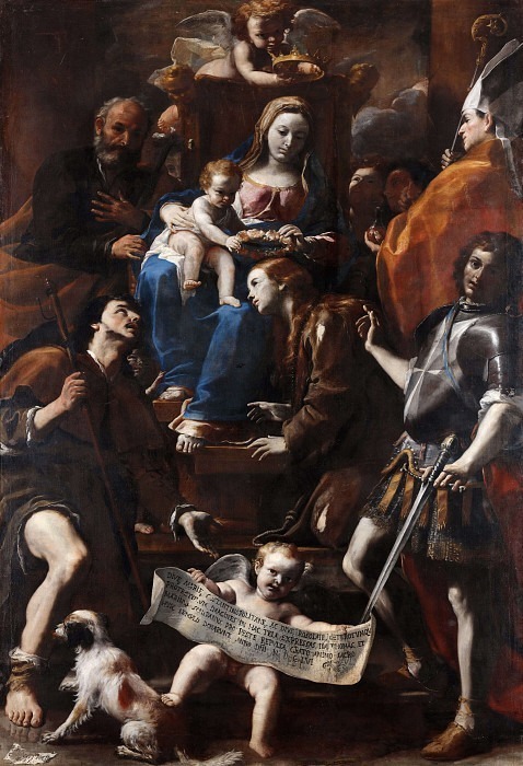 The Madonna of Costantinople. Mattia Preti
