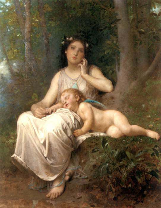 Любовь и невинность, 1884. Жан Леон Базиль Перро