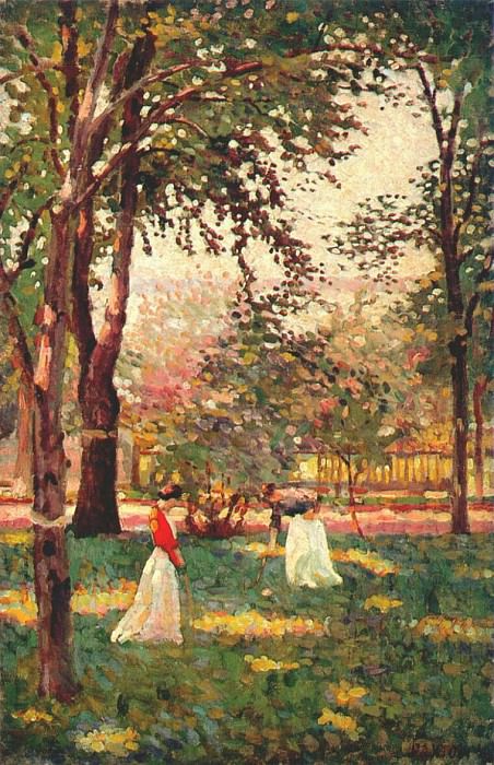 paxton the croquet players c1898. Paxton