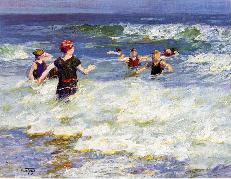 In the Surf2. Edward Henry Potthast
