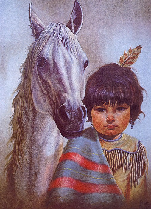 Пони индейца-арапахо. Григорий Перилло