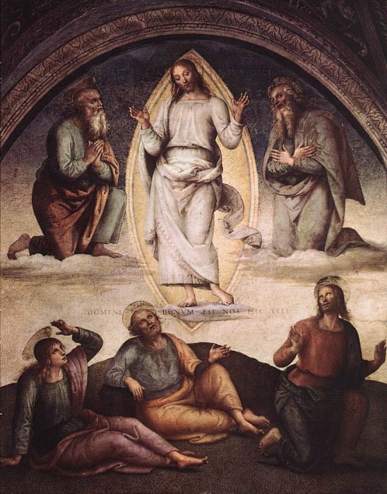 The Transfiguration 1498. Pietro Perugino