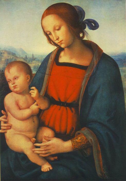 Madonna with Child 1501. Pietro Perugino