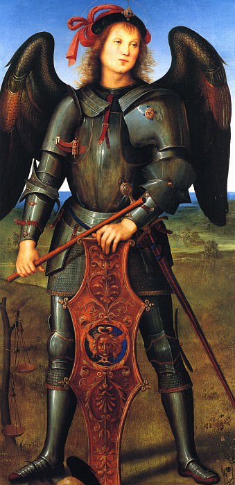 The archangel Michael. Pietro Perugino