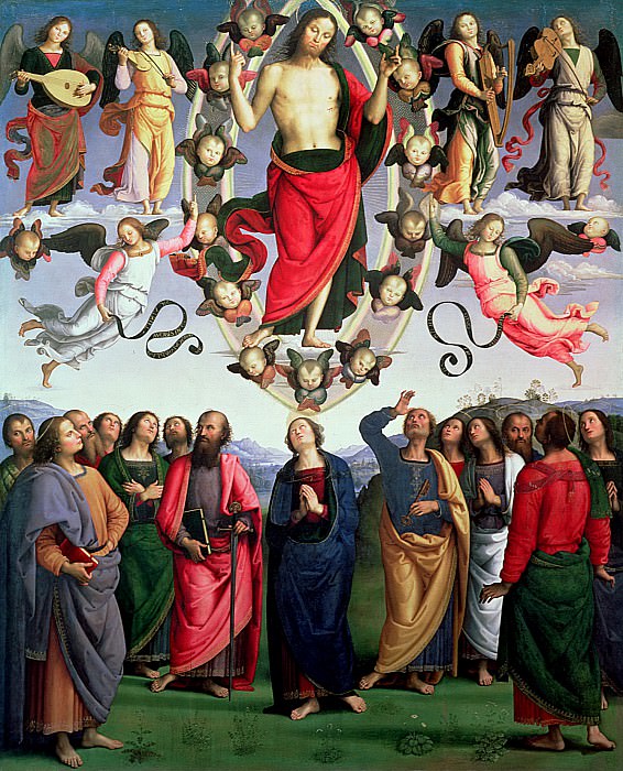 The Ascension of Christ, 1495-98. Pietro Perugino