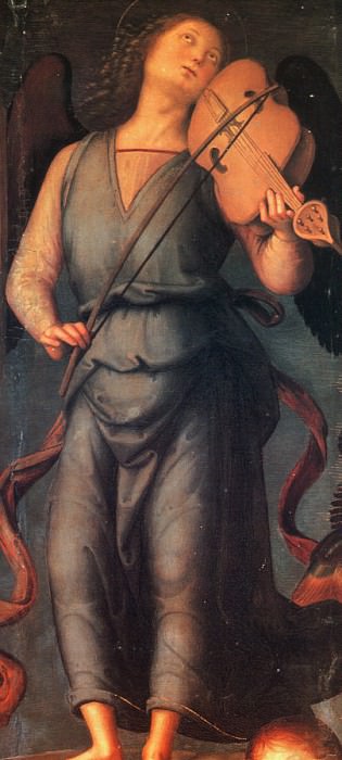 1500 Vallombrosa Altar, detail. Pietro Perugino