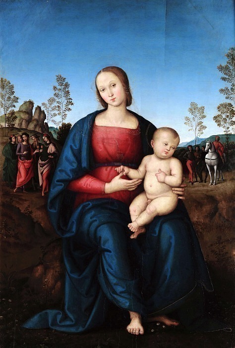 Madonna with Child. Pietro Perugino