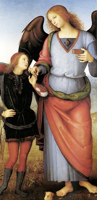 Archangel Raphael with Tobias. Pietro Perugino
