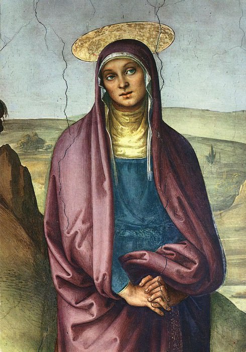 The Pazzi Crucifixion detail1. Pietro Perugino