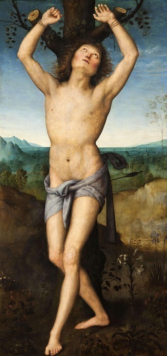 St. Sebastian. Pietro Perugino