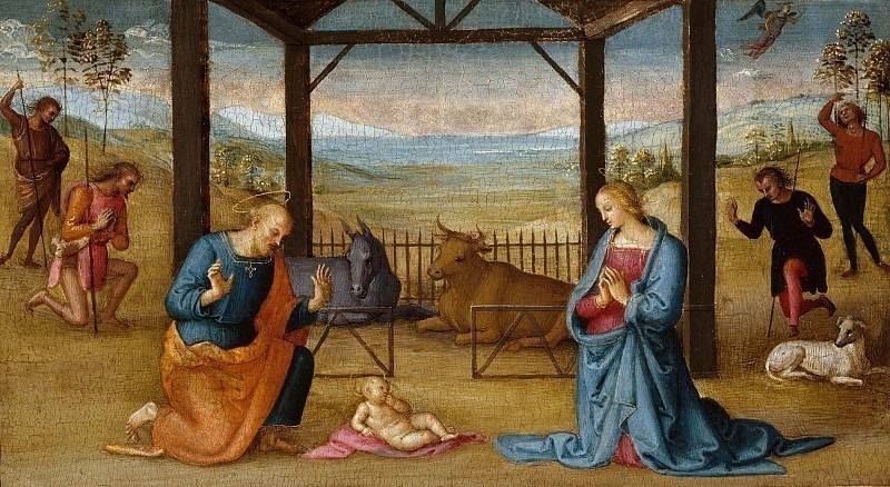 The Nativity. Pietro Perugino