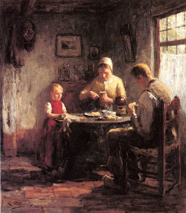 The Afternoon Meal. Evert Pieters