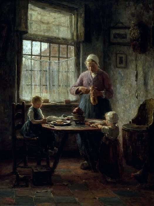 A Family Meal. Evert Pieters