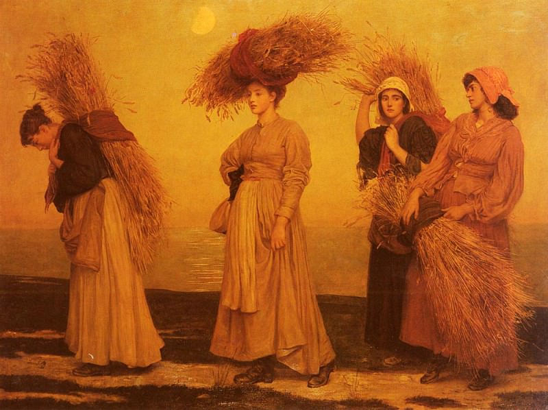 Prinsep Valentine Cameron Home From Gleaning. Valentine Cameron Prinsep