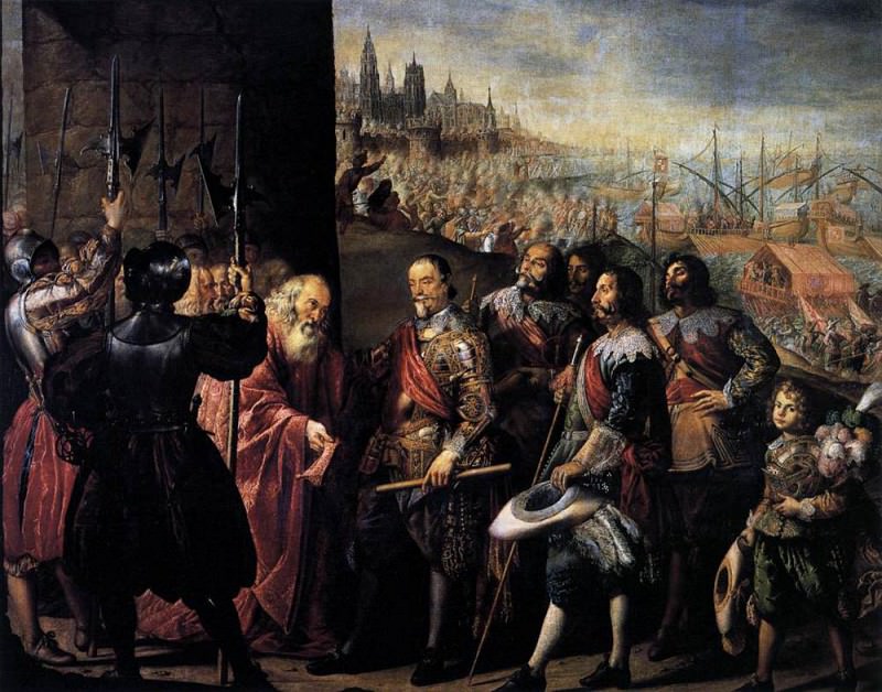 Спасение Генуи маркизом де Санта-Крус. Антонио де Переда