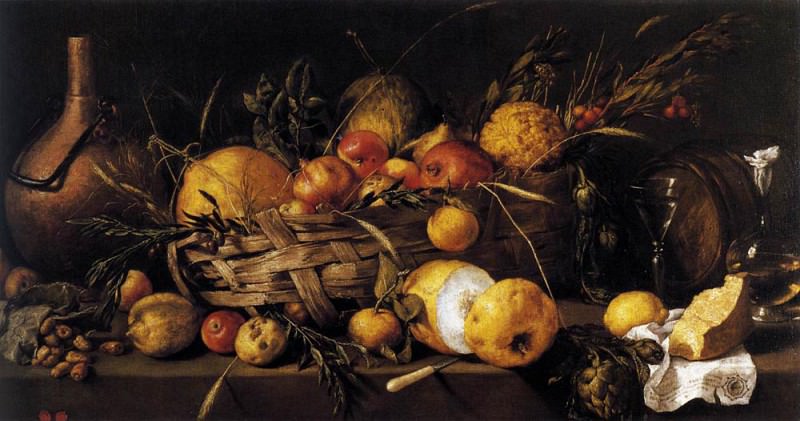 Still Life With Fruit. Antonio De Pereda
