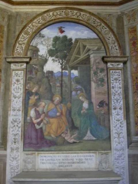 Nativita. Pinturicchio (Bernardino di Betto)