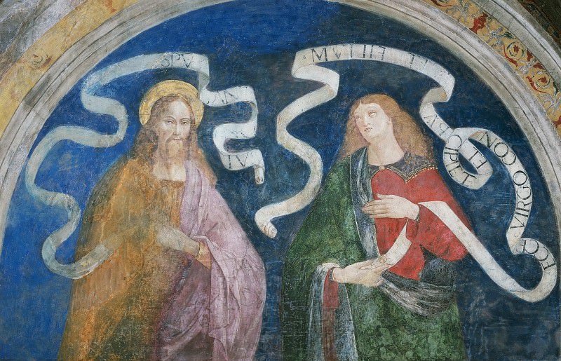 Andrew and Isaiah. Pinturicchio (Bernardino di Betto)
