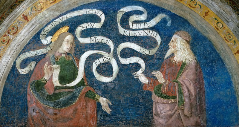 John and David. Pinturicchio (Bernardino di Betto)