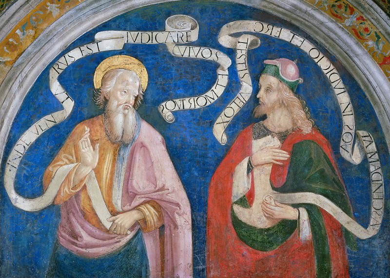 The Apostle Philip and the Prophet Malachias. Pinturicchio (Bernardino di Betto)
