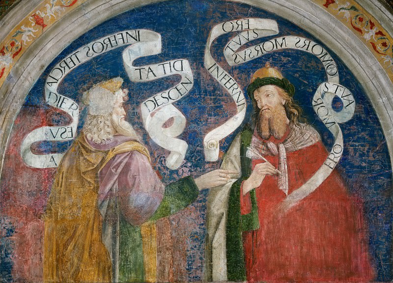 Matthew and Hosea. Pinturicchio (Bernardino di Betto)
