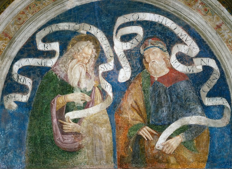 James the Greater and Zechariah. Pinturicchio (Bernardino di Betto)