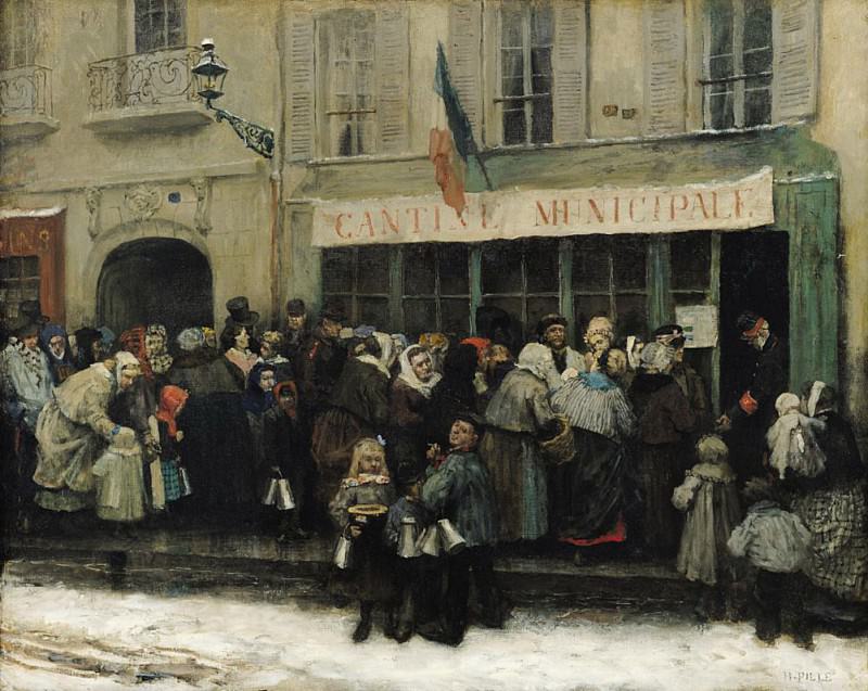 Суповая кухня во время осады Парижа