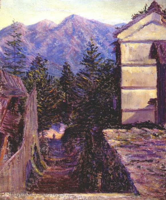 mountain village (japan) 1898-1901. Lilla Cabot Perry