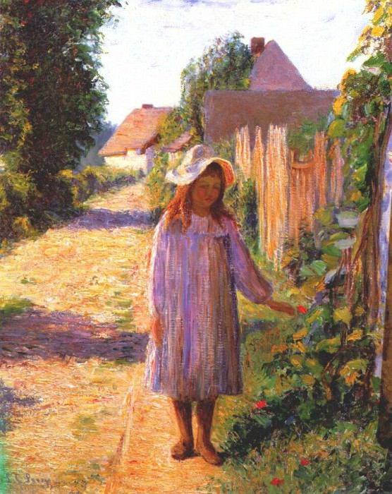perry alice in the lane (alice perry) 1891. Lilla Cabot Perry